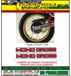 Adesivo MONOCROSS TYPE 3