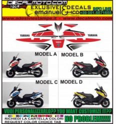 Adesivo TMAX 2001 - 2007 50 TH ANNIVERSARY 2011