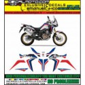 Adesivo CRF 1000L AFRICA TWIN 2016 WHITE BLUE RED