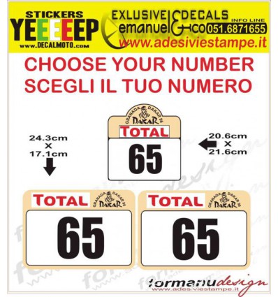 TABELLE TABS DAKAR 1996 GRANADA-DAKAR