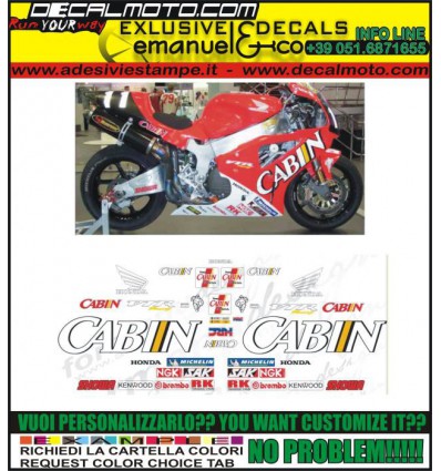 VTR 1000 SP1 8H SUZUKA 2001 TEAM CABIN VTR 1000 SP1 8H SUZUKA 2001 TEAM CABIN