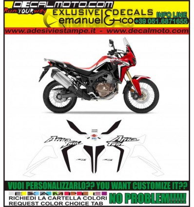 AFRICA TWIN CRF 1000 L 2016 RED WHITE...