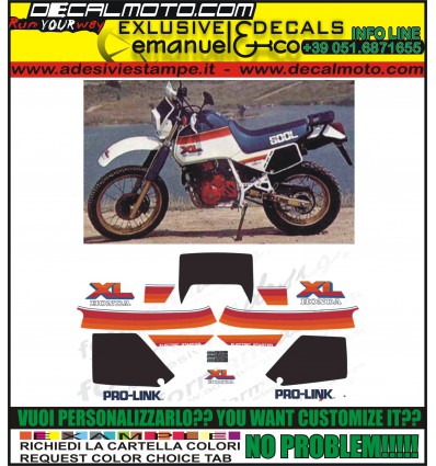 XL 600 LM 1985 MOTORE ROSSO PD04