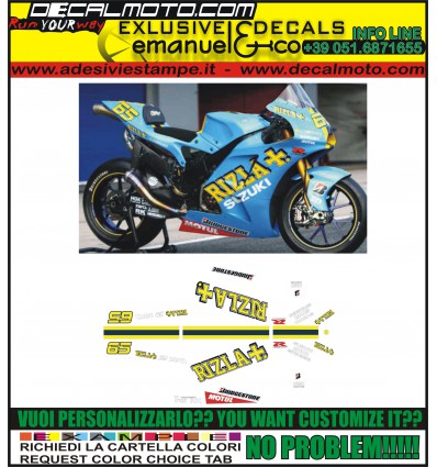 GSXR 600 750 1000 MOTO GP RIZLA...