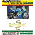 Adesivo GSXR 600 750 1000 MOTO GP RIZLA CAPIROSSI