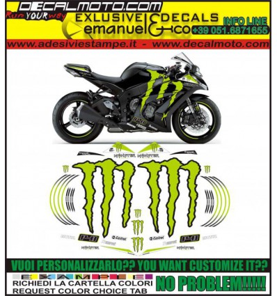 ZX-10 R ZX-6 R NINJA BIG MONSTER