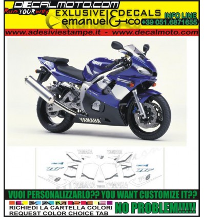 YZF R6 2001 BLUE