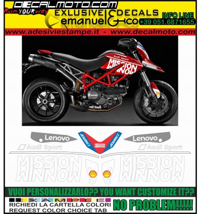 HYPERMOTARD 796 1100 MOTO GP 2019 TRIBUTE REPLICA