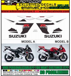 GSXR 600 2005 K5 RED BLACK