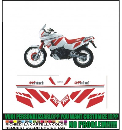 XT 750 Z SUPER TENERE 1990 WHITE RED