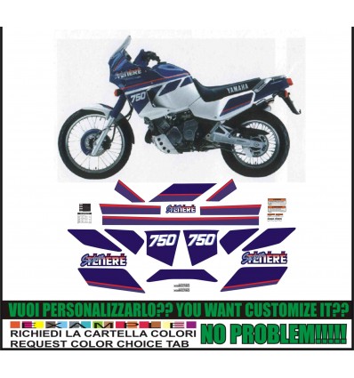 XT 750 Z SUPER TENERE 1990 WHITE BLUE