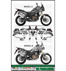 AFRICA TWIN CRF 1000 L SIGN MONOCOLOR FULL COVER