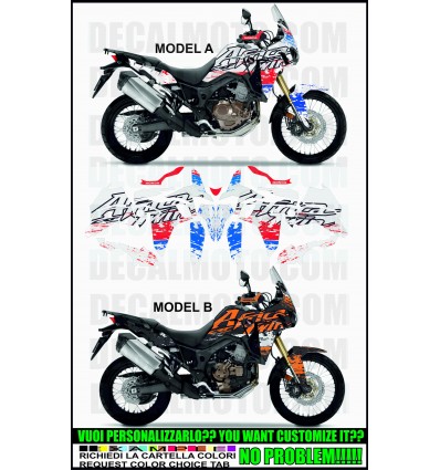 AFRICA TWIN CRF 1000 L SIGN OLDCOLOR