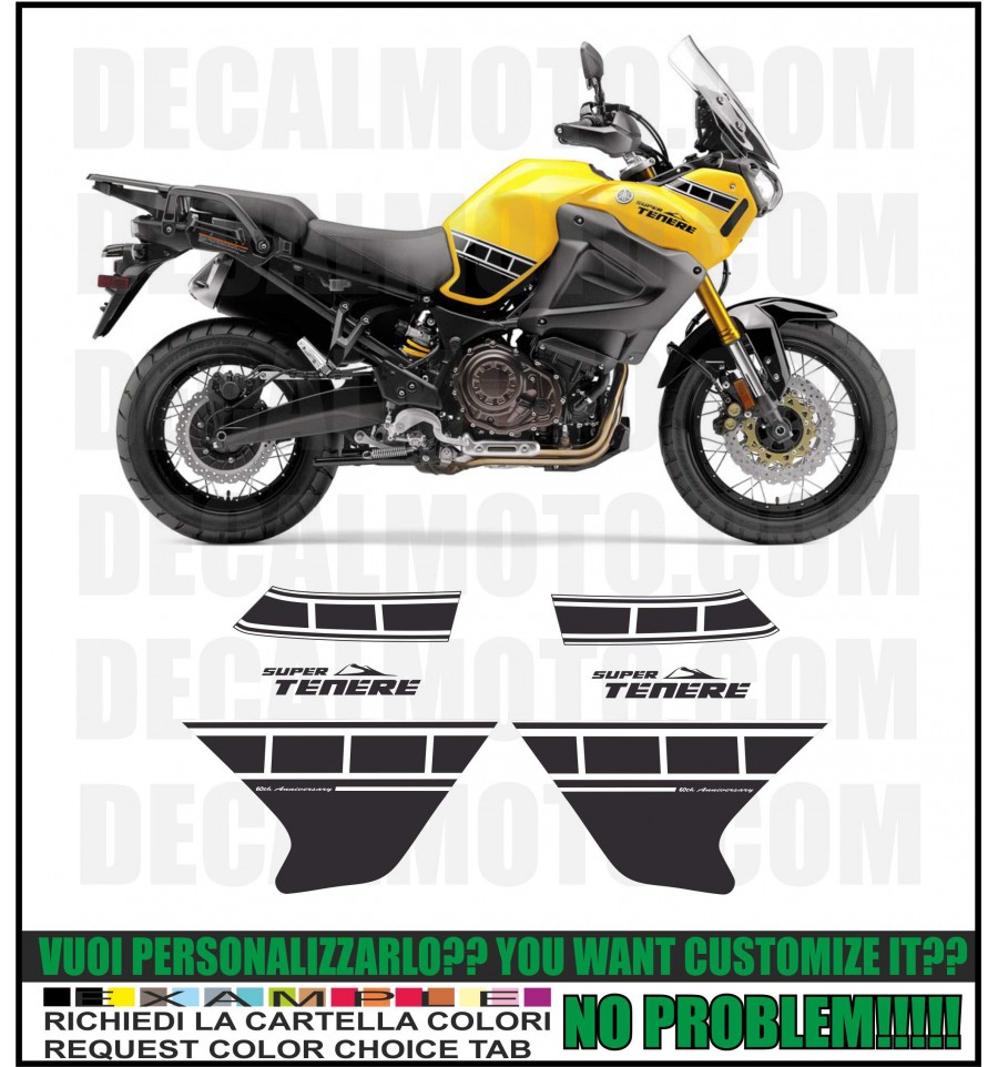 ステッカープロテクター に適合するヤマハ に適合するスーパー テネレ XT1200Z 2012-2020 2019 2018 バイクタンクデカール に適合する  ヤマハ に適合する スーパー に適合する テネレ XT1200Z 2012-2020用 オートバイ オートバイ タンク ステッカー に適合するヤマハ テネレ XT1200Z XT 1200 Z XT 1200Z 2010-2021