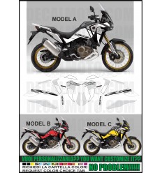 AFRICA TWIN CRF 1000 L 2016 RED WHITE BLACK