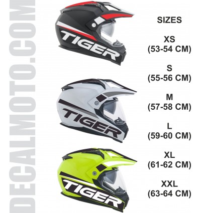 helmet TIGER en enduro