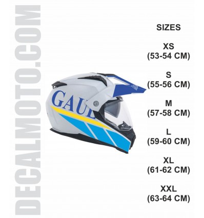 helmet GAULOISES ENDURO CASCO