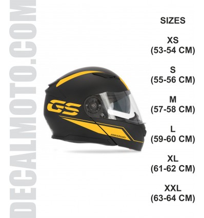 helmet GS.anniversary.modular casco