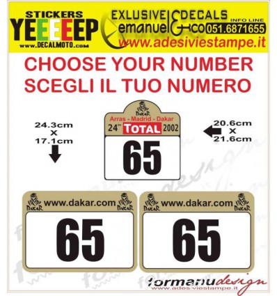 TABELLE TABS DAKAR 2002...