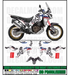 Adesivo CRF 1000L AFRICA TWIN 2016 RED WHITE BLACK