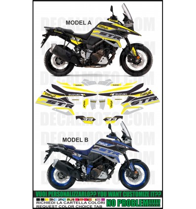 VSTROM 1050 RALLY BLACK BLUE