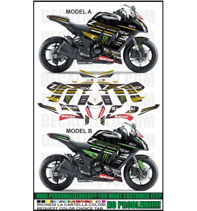 Z1000 SX SBK TRIBUTE BLACK 2011 - 2016