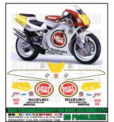 Adesivo RGV 250 GAMMA 1992 - 1995 TEAM LUCKY STRIKE