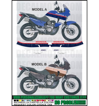 TRANSALP XL 650 V TRIBUTE 87 BLACK BLUE