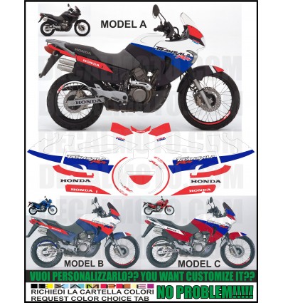 TRANSALP XL 650 V RALLY BLACK BLUE RED