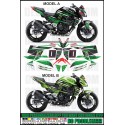 Z750 2007 2012 SBK TRIBUTE BLACK GREEN