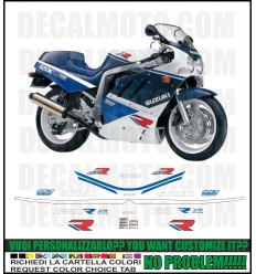 GSXR 750 1989 WHITE BLUE