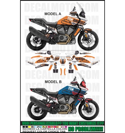 PAN AMERICA 1250 ENDURO ORANGE BLUE