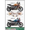Adesivo PAN AMERICA 1250 ENDURO ORANGE BLUE