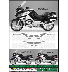 kit adesivi stickers R1200 RT 2005 - 2009 BLACK SPECIAL EDITION