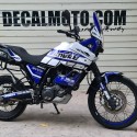 Adesivo XT 660 Z TENERE 2008 - 2016 FACTORY RACING WHITE