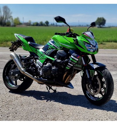 Z750 2007 2012 SBK TRIBUTE BLACK GREEN