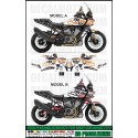 Adesivo PAN AMERICA 1250 ENDURO BLACK TO WHITE