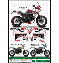 Adesivo XCAPE 649 FACTORY RACING WHITE PRO