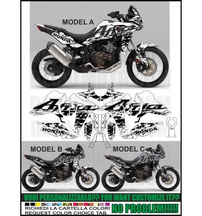 AFRICA TWIN CRF 1100 SIGN MONOCOLOR