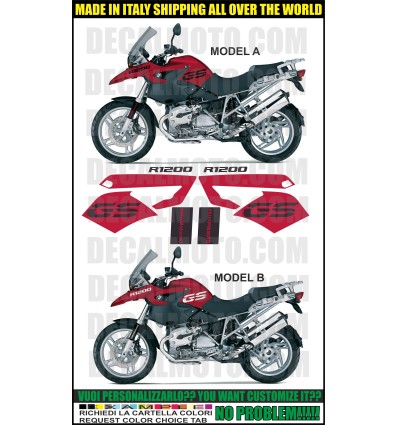 R1200 GS 2004 - 2007 TRIBUTE RED