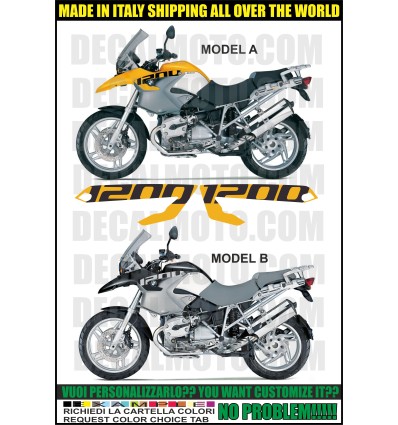 R1200 GS 2004 - 2007 SIGN YELLOW BLACK