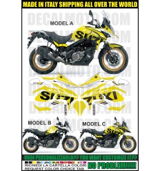 Adesivo V-STROM DL 650 2017 + XT WORLD