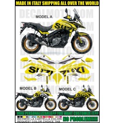 Adesivo V-STROM DL 650 2017 + XT WORLD