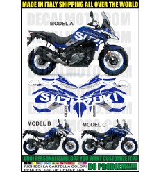 Adesivo V-STROM DL 650 2017 + XT WORLD