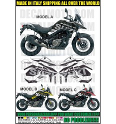 KIT STICKERS VSTROM DL 650 XT 2017 2018 SIGN FC BLACK