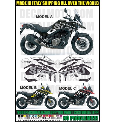 VSTROM DL 650 XT 2017 2018 SIGN FC BLACK