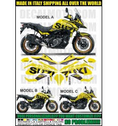 Adesivo V-STROM DL 650 2017 + XT WORLD