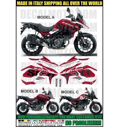 VSTROM DL 650 2019 SIGN FC RED