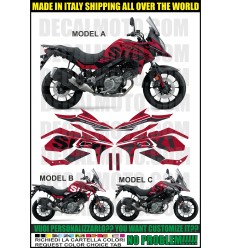 Adesivo V-STROM DL 650 2017 + XT WORLD