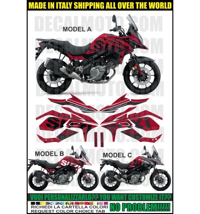 VSTROM DL 650 2021 SIGN FC RED